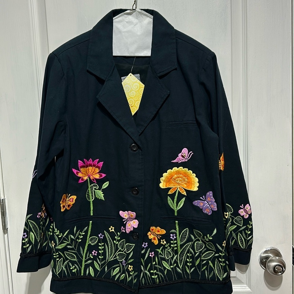 The Quacker Factory blazer jacket new vintage